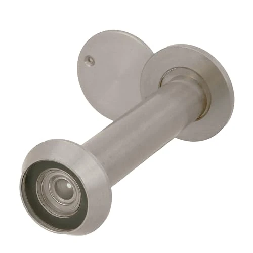 Limited-time offer: Amig - Peephole Mod. 3 with Super Angle Lens for Interior and Exterior Doors 3-14 Aluminium in Silver Colour | Brass | Measurements: Diameter 14 mm | Door Thickness: 70-110 mm from 12.73 £ to 12.73 £ (save 0.00%)
