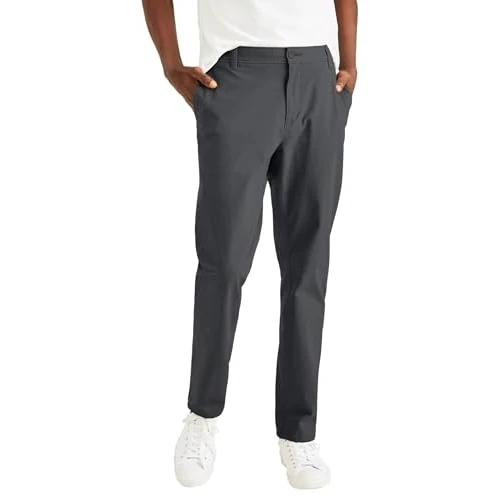 Dockers Ultimate 360 Chino Straight, Pantaloni Uomo, Steelhead, 30W / 34L