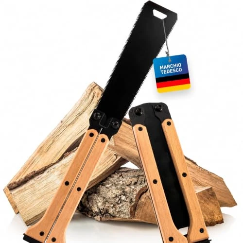 Tijdelijke aanbieding: HARDTWERK Kongo Japanse zaag, twee snijkanten en SK5-stalen blad, ideaal als zaag voor nauwkeurige houtbewerking en outdoor-inzetstukken, inklapbaar, ideaal voor dwars- en lengtezagen met trektechniek van 21.99 € naar 21.99 € (0.00%