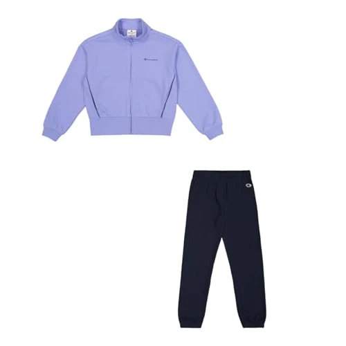 Offerta a tempo: Champion Legacy Girl-Full Zip Sweatsuit Elastic Cuff Tuta da Allenamento — 24% da 39,95 € a 30,41 €