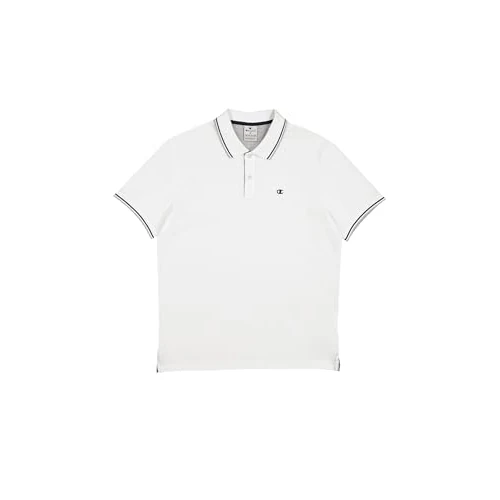 Limited-time offer: Champion Men's Legacy-Polo with Chest Logo Shirt, White (WW001), M from 35.09 GBP to 35.09 GBP (save 0%)