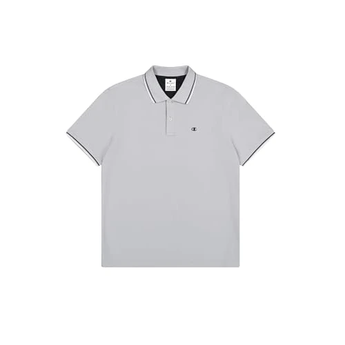 Champion Herren Legacy-Polo with Chest Logo Polohemd, Grau (Es074), XS