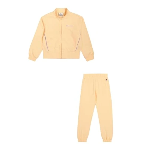 Offerta a tempo: Champion Legacy Girl-Full Zip Sweatsuit Elastic Cuff Tuta da Allenamento — 25% da 39,95 € a 30,12 €