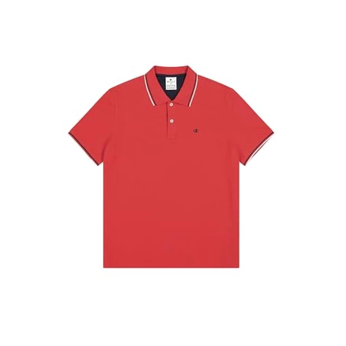 Champion Legacy-Polo para Hombre con Logotipo en el Pecho, Rojo (Rs069), S