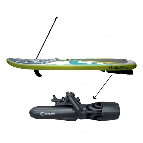 Tijdelijke aanbieding: Camolech Elektrische onderwaterscooter, 40 W, 60 m vrij duiken, snorkelen, zeescooter, borstelloze motor, 700 minuten, afneembare batterij, waterroller voor zwembad (700 W, 16000 mAh) van 320.00 € naar 320.00 € (0.00% korting)