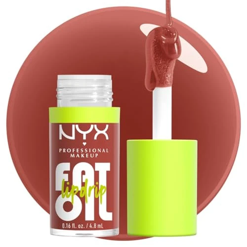 Oferta limitada: NYX Professional Makeup Fat Oil Lip Drip Brillo 12H, Splash of Cream | Brillo e Hidratación de 12 H, Aceites de Escualano, Frambuesa y Zarzamora, Aplicador Heavy, Fat Oil de 8.95 € a 8.40 € (ahorro 6%)