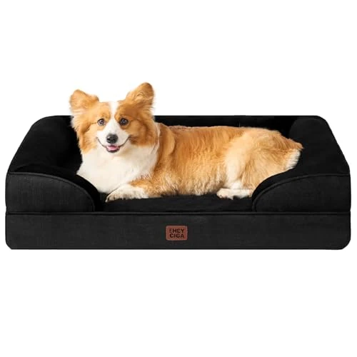 Oferta limitada: EHEYCIGA Cama Perro Grande 104x68x16cm, Colchon Perro Grandes Impermeable Lavable con Espuma Viscoelástica, Sofá Perro Desmontable, Negro de 44.49 € a 44.49 € (ahorro 0.00%)