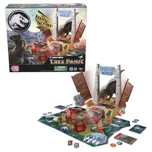 Zeitlich begrenztes Angebot: EPOCH Games, Jurassic World - T-Rex Panic, 7514, Dinosaurier Spielzeug, Brettspiel für Kinder ab 6 Jahren von 17.99 € auf 17.99 € (0.00% Rabatt)