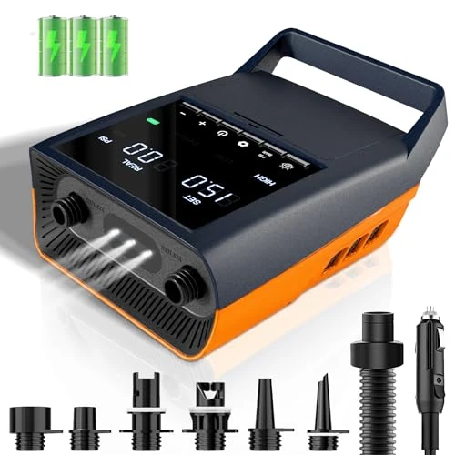 Offerta a tempo: Mojimdo Pompa elettrica per SUP, pompa ad aria ricaricabile da 20PSI — 20% da 89,99 € a 71,99 €