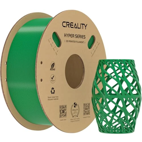 Creality Hyper PETG Filament 1.75mm for 3D Printer, 3D Printer Filament for High Speed 300mm/s Green