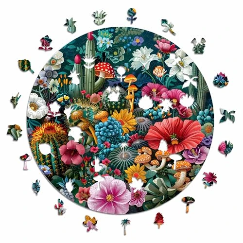 Iconic Puzzles - Enchanted Forest, Fantasy, 100% sustainable wooden puzzle, Gifts for Children and Adults, size S, 200 Pieces