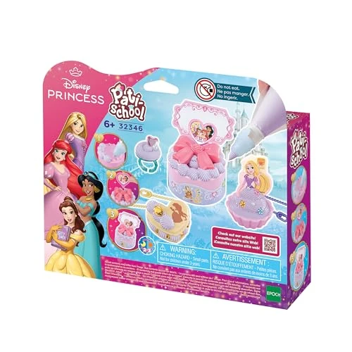 Pati-School - Le kit de création des Princesses Disney - Loisir créatif et activité Manuelle pour Enfants de 6 Ans et + - Glaçage, décoration et création d'accessoires - 32346