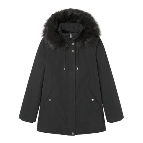 Limited-time offer: SPRINGFIELD Women's 8238776 Jacket, Black Standard, XS from 55.16 £ to 55.16 £ (save 0.0%)