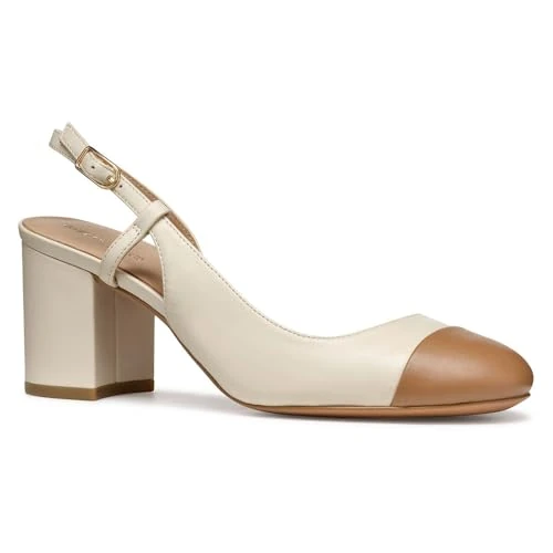 Offerta a tempo: Geox D VIRNILISA 65 A, Pompa Donna, Papyrus/Beige, 39 EU - 50% da 119.90 € a 60.43 €