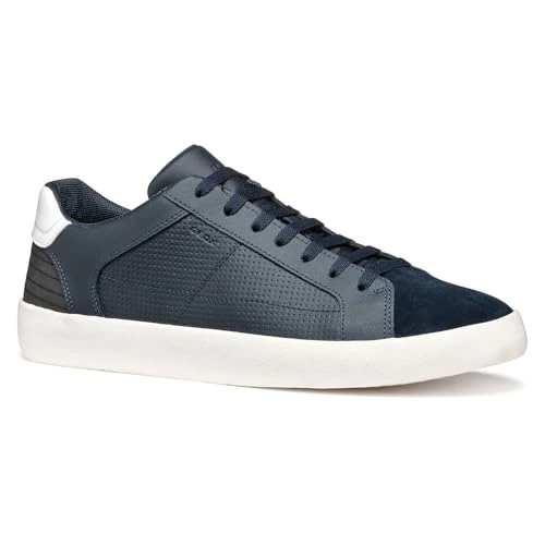 Geox Homme U AFFILE A Basket, Navy/Black, 43 EU