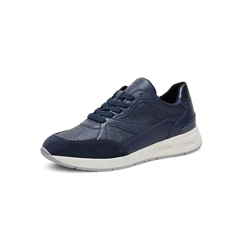 Geox D Bulmya A, Scarpe da Ginnastica Donna, Blu Navy, 40 EU