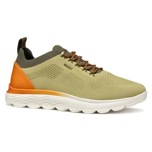 Offerta a tempo: Geox U Spherica E, Sneaker Uomo, Pistachio Orange, 42 EU - 0.00% da 67.75 € a 67.75 €