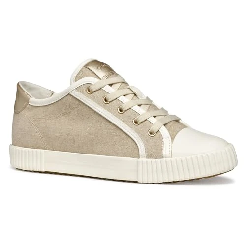 Tijdelijke aanbieding: Geox D BLOMIEE B Sneakers voor dames, Lt Taupe/Optic White, 40 EU, Lt Taupe Optic White, 40 EU van 45.99 € naar 45.99 € (0.00% korting)