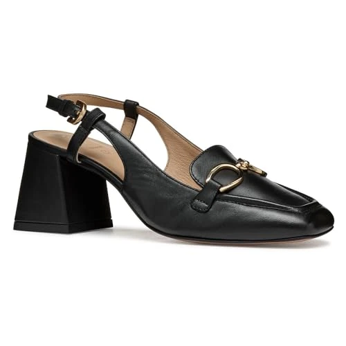 Offerta a tempo: Geox D Coronilla A, Pompa Donna, Black, 35 EU - 77% da 129.90 € a 29.82 €