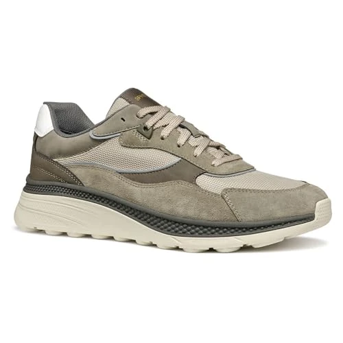 Geox U Spherica Actif X1 Sportschoenen voor heren, Zand Sage, 44 EU