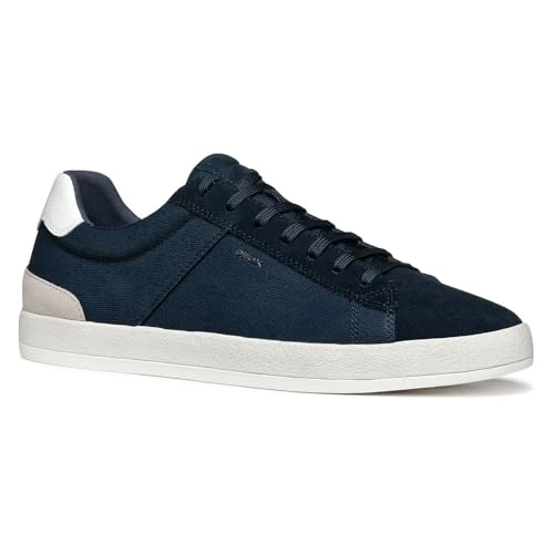 Geox U SERIFOS B Sneakers voor heren, marineblauw, 46 EU, Donkerblauw, 46 EU