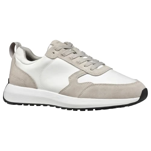 Geox U VOLPIANO A, Scarpe da Ginnastica Uomo, Lt Grey/White, 39 EU
