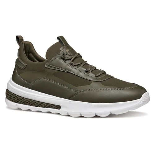 Limitiertes Angebot: Geox Herren U SPHERICA ACTIF D Sneaker, Military, 45 EU von 84.32 EUR auf 84.32 EUR (Spare 0%)