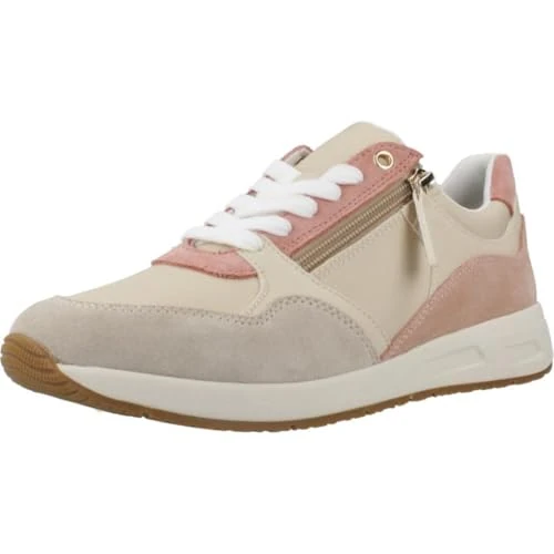 Geox - D BULMYA B, Zapatillas Mujer, Papyrus/Lt Taupe,
