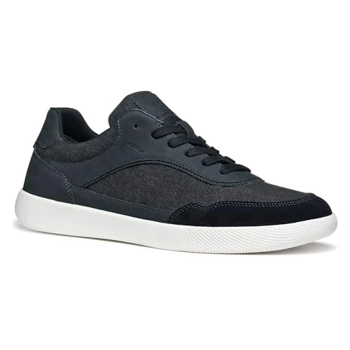 Limited-time offer: Geox Men's U RIETI A Sneaker, Navy/Dk Navy, 9 UK from 73.49 £ to 48.76 £ (save 33.65%)