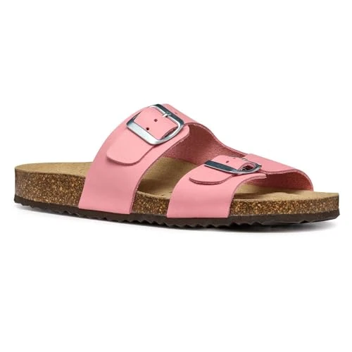 Oferta limitada: Geox - D BRIONIA L, Sandalia Plana Mujer, Nude, de 69.90 € a 41.75 € (ahorro 40%)