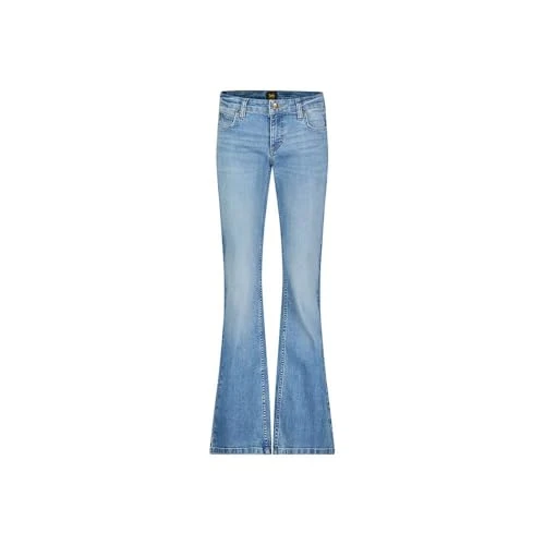 Zeitlich begrenztes Angebot: Lee Damen Jeans Jessica, Low Rise Bootcut Fit, Bootcut Bein von 99.95 € auf 19.56 € (80% Rabatt)