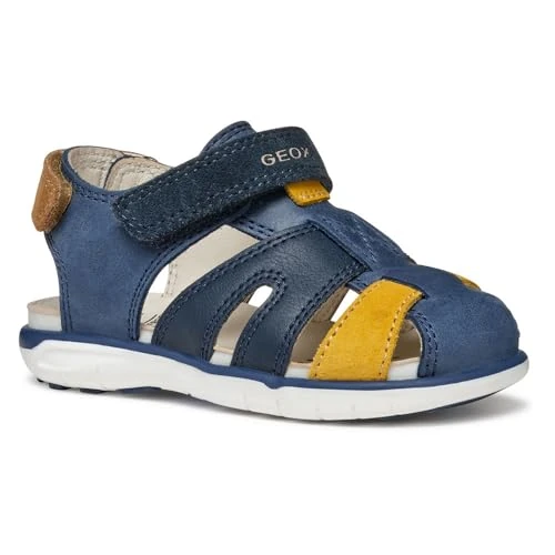 Limited-time offer: Geox B Sandal Delhi BOY, Dk Navy/Dk Yellow, 10 UK Child from 33.40 £ to 33.40 £ (save 0.00%)