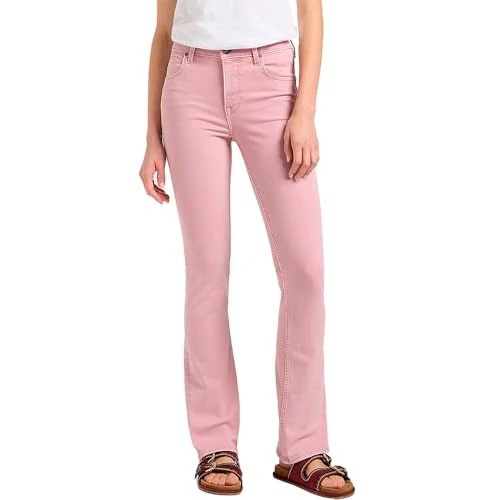 Lee Women's Breese Boot Pants, Soft Mauve, 33W x 33L