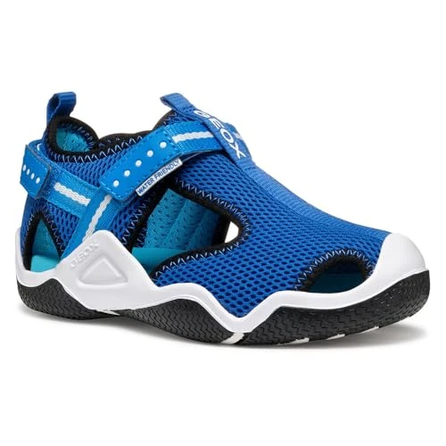 Offre limitée : Geox Garçon Jr Wader Shopping-Feed;niño;Sandalias-niño, Royal, 30 EU de 47.90 € à 38.00 € (21% de remise)