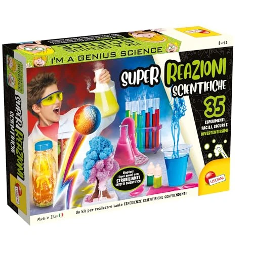 Limitiertes Angebot: Liscianigiochi I'm a Genius Labor Super Reaktionen: Wissenschaftliches Experimentier-Set für Kinder & Jugendliche, 8-12 Jahre, Chemie, Kreativität von 22.99 EUR auf 22.99 EUR (Spare 0%)