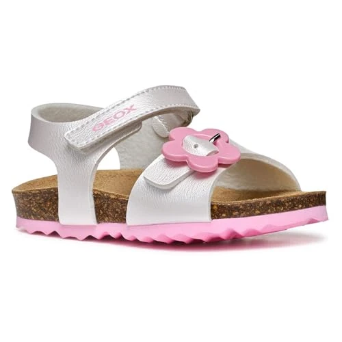 Offerta a tempo: Geox B SANDAL CHALKI GIRL - Sandalo Baby - Madchen, White, - 18% da 37.90 € a 30.99 €