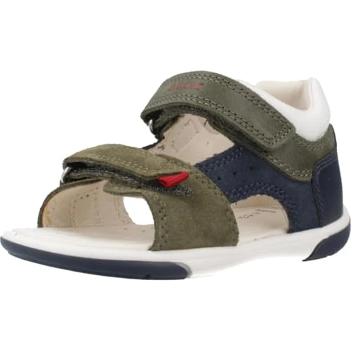 Geox B SANDAL ZAPITO BOY, Baby - Jungen Sandal, Dk Green/Navy,