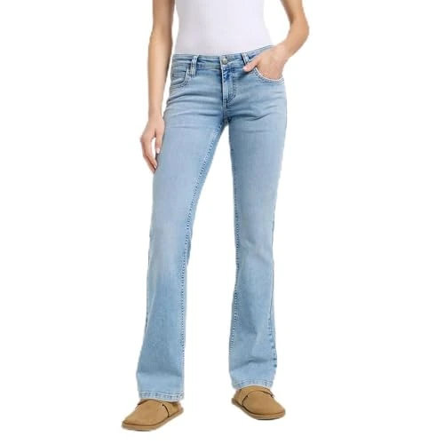 Zeitlich begrenztes Angebot: LEE - Jeans Damen - Low Waist Bootcut Fit - Jessica - Light Azul von 99.95 € auf 79.95 € (20% Rabatt)