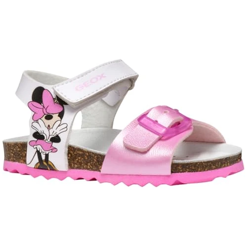 Limited-time offer: Geox B SANDAL CHALKI GIRL, Girls’ Sandal, White/Pink, from 36.55 £ to 36.55 £ (save 0.00%)
