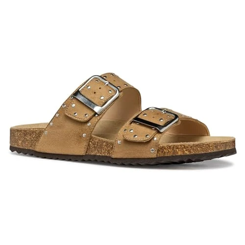 Offerta a tempo: Geox D BRIONIA R I, Sandalo Piatto Donna, Nude, 40 EU - 0.00% da 79.90 € a 79.90 €