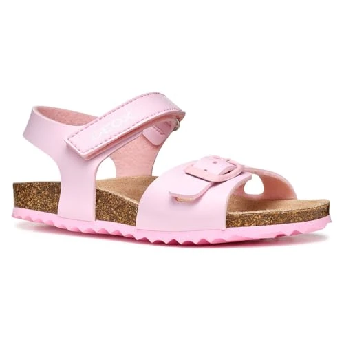 Geox J Adriel Girl C, Sandalias Niñas, Light Pink, 32 EU