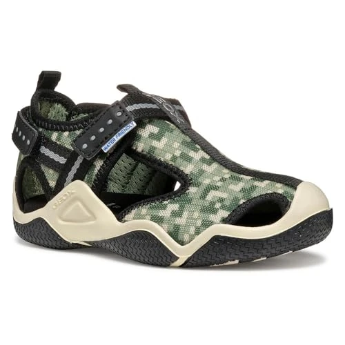 Tijdelijke aanbieding: Geox Jr Wader A Sneakers, Olijf, 28 EU van 43.96 € naar 43.96 € (0.00% korting)