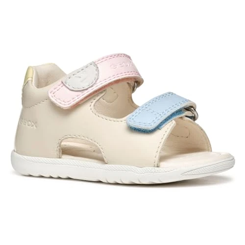 Offerta a tempo: Geox B Sandal Macchia Gir, Sandali Bimba 0-24, Lt Ivory Lt Yellow, 20 EU - 36% da 49.90 € a 31.93 €