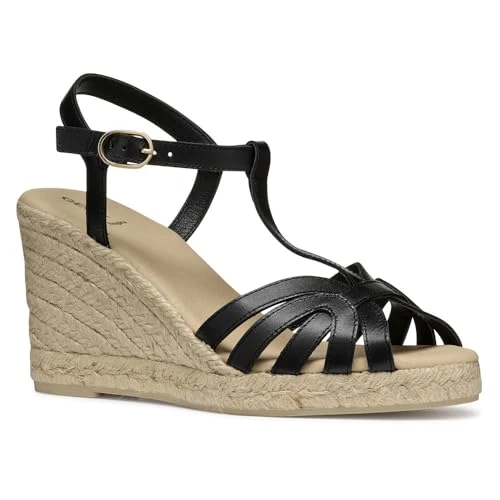 Tijdelijke aanbieding: Geox dames D Gelsa Asleehak sandaal van 119.87 EUR naar 80.31 EUR (korting 33%)