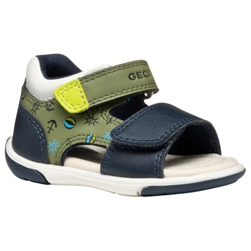 Offerta a tempo: Geox B SANDAL ZAPITO BOY - Sandalo Baby - Jungen, Pistachio/Navy, - 20% da 39.90 € a 31.92 €