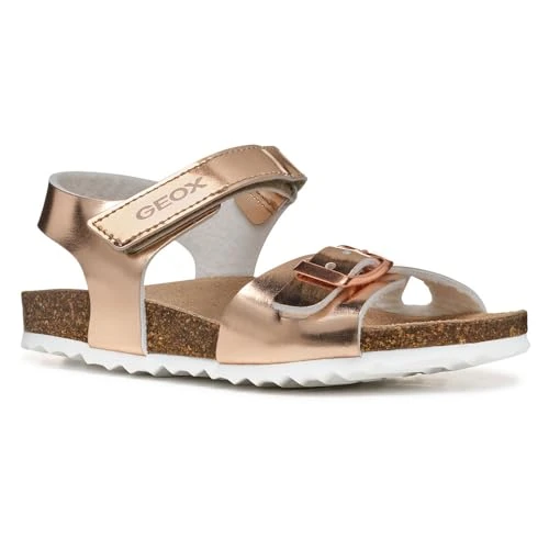 Offerta a tempo: Geox J Adriel Girl C - Sandalo Bambina, Rose Gold, - 45% da 42.90 € a 23.60 €