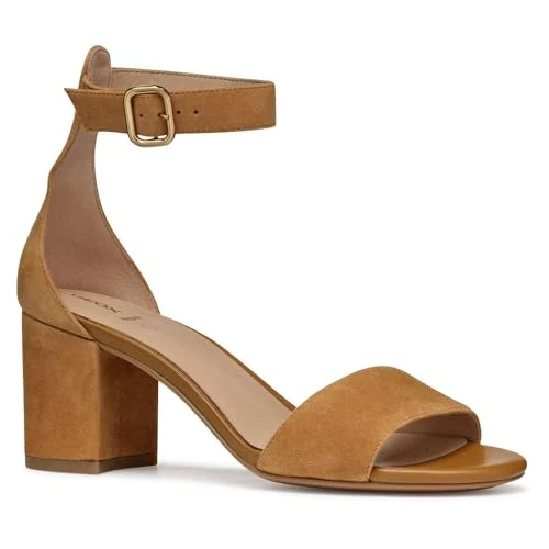 Offerta a tempo: Geox D VIRNILISA 65 S A, Sandalo con Tacco Donna, Cognac, 37 EU - 36% da 119.90 € a 76.15 €