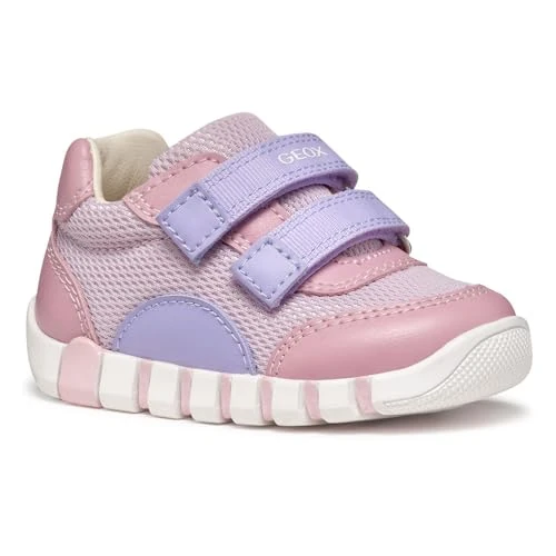 Offre limitee: Geox Garçon Fille B IUPIDOO Girl A Basket, Rose/Lilac, 26 EU de 55.00 EUR a 45.00 EUR (economie 18%)