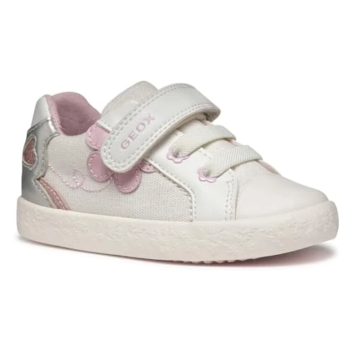 Offerta a tempo: Geox B GISLI Girl B - Scarpe da Ginnastica Baby - Madchen, White, — 20% da 39,95 € a 31,95 €