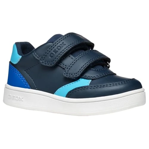 Geox Chłopiec B Eclyper Boy A Basket, Navy Royal, 23 EU